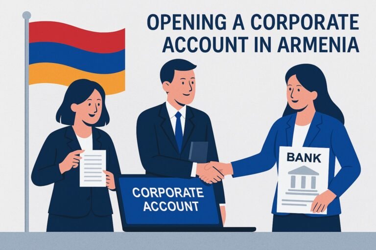 счет компании в Армении