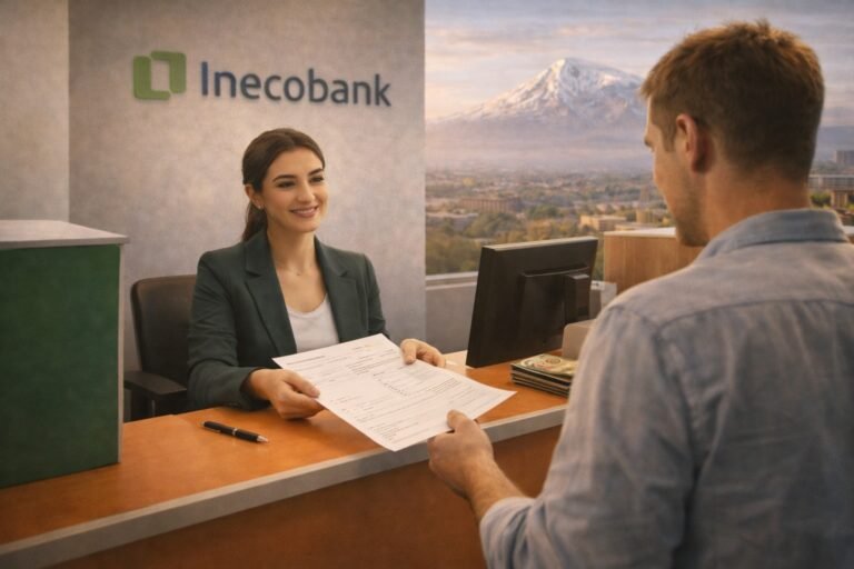 счет в Inecobank Армения